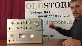 LoD  Hitachi HCA  HMA 4500  pre e amplificatore finale vintage [upl. by Monteria]