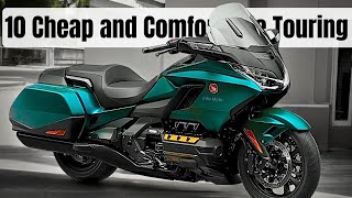 10 CHEAP AND COMFORTABLE TOURING MOTORCYCLES TO REPLACE THE HARLEYDAVIDSON ROAD KING [upl. by Rodriguez]