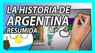 🔵⚪La HISTORIA ARGENTINA en 14 minutos🔵⚪ Resumen fácil y rápido [upl. by Eras]