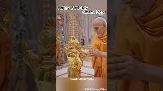 Mahant Swami Maharajs 91 Janma Jayanti Mahotsav🙏🏻swaminarayan baps mahantswami youtube shorts [upl. by Eart901]