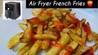 Air fryer Crispy Potatoes  French fries in air fryer  French fries recipe [upl. by Nivrad]