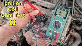 Ignition Coil Test using a Multimeter [upl. by Lion]