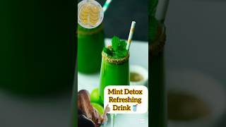 REFRESHING MINT DETOX WATER trendingshorts cookingtipssummerdrink goodbyesummer healthydrink [upl. by Katerine571]