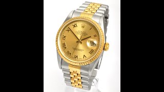 Rolex Oyster Datejust Ref 16233 FM12543 [upl. by Jacobson]