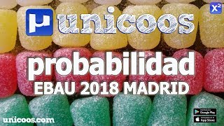 Probabilidad  EBAU 2018 Madrid [upl. by Kcirrag53]