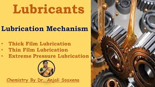 Lubrication mechanism  Lubricants  Mechanism Of Lubrication  Engineering Chemistry [upl. by Haizek10]