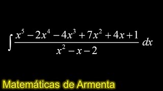 integracion por fracciones parciales ejemplo 63 [upl. by Acima]