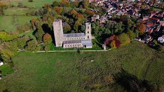 Wymondham Abbey with DJI Mini 4 Pro [upl. by Oiceladni]