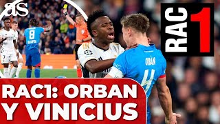 La NARRRACIÓN de RAC1 a la ACCIÓN de VINICIUS con ORBAN  REAL MADRID 1  RB LEIPZIG 1 [upl. by Darcee694]