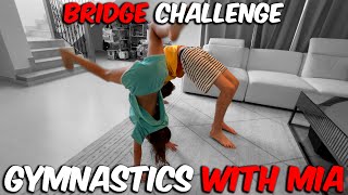 Gymnastics bridge challenge [upl. by Asum]