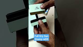 how to Refill 💦 Sun Stamper A full dry stamprefill youtubeshorts [upl. by Lasko]