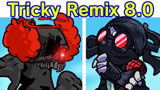 Friday Night Funkin VS Tricky Remixes FULL WEEK Part 13 FNF Mod Tricky Mod 20 Madness Combat [upl. by Kaylee]