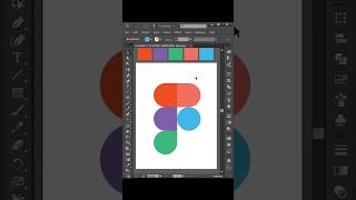 Create a Figma Logo in Adobe Illustrator in 60 Seconds [upl. by Aleihs]