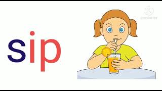 Letter i blending ip  CVC Words  Word Family ip  Phonics for kidsReading Three Letter Words [upl. by Garland863]