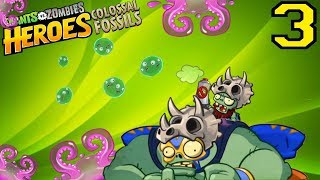 Pvz Heroes  Fossil ride The Smash  Part 3 [upl. by Anawal]