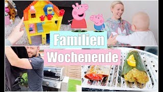 Baby schläft mit Föhn ein 👶🏼  Peppa Pig Haus  Wir grillen amp Food Haul  Isabeau [upl. by Aleina]