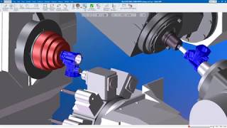 GibbsCAM MTM MultiTask Machining Option Overview [upl. by Nellac]