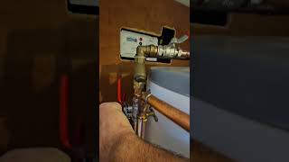 Unvented cylinder heated by combination boiler [upl. by Swisher]