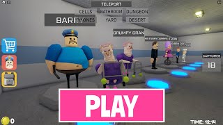 LIVE  PLAYING As NEW Barry MORPHS also USING POWERS NEW ROBLOX BARRYS PRISON RUN V2 OBBY [upl. by Eirrol]