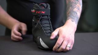 TCX Rush Motorcycle Boot Review  Bikebiz [upl. by Daron]