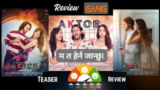 Aktor Nepali Movie Teaser  Review by Hindi Movie Lover [upl. by Shuman302]