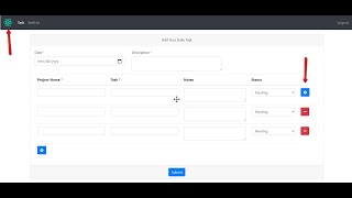 AddDelete from input field dynamically in react js in Hindi  react add and delete input row [upl. by Avitzur]