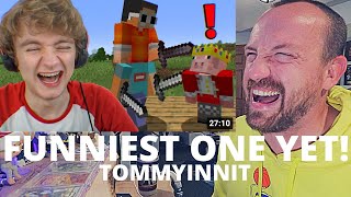 AMAZING SHOW TommyInnit Minecrafts Funniest YouTuber Talent Show FIRST REACTION w Technoblade [upl. by Cirle910]