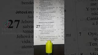 Jehová es mi luz Y mi salvación De quién temeré  salmos 27 [upl. by Onfre69]