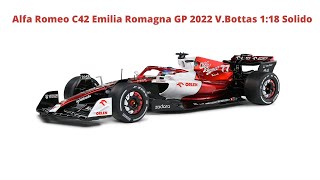 Alfa Romeo C42 Emilia Romagna GP 2022 VBottas 118 Solido [upl. by Akcirred120]