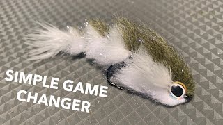 GAME CHANGER FLY  Easy Version Single Hook Works Great [upl. by Maziar457]