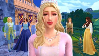 Living as an actual princess in the sims 4  Sims 4 royalty mod [upl. by Nannarb444]