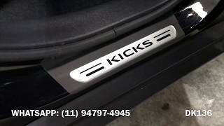 Soleira Resinada Nissan Kicks  Soleira para Nissan Kicks  Acessórios Kicks  Dk136 Acessórios [upl. by Ardnaeed]