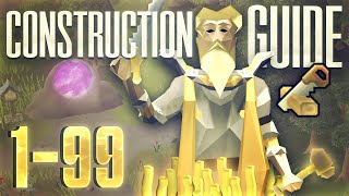 THE ULTIMATE 199 Construction Guide 2024 OSRS [upl. by Neysa]