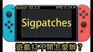 如何使用Sigpatches NSP遊戲打不開怎麼辦 [upl. by Hieronymus]