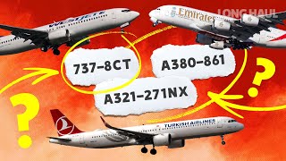 Explained What The Codes Mean Behind Airbus And Boeing Plane Names [upl. by Htebazileharas]