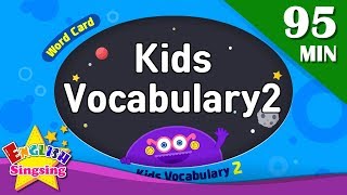 Kids vocabulary 2 compilation  Words Cards collection ABC first Dictionary｜English for kids [upl. by Eiral]