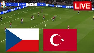 🔴LIVE  CZECHIA vs TURKIYE I UEFA EURO 2024 I LIVE FOOTBALL MATCH TODAY [upl. by Alejandra]