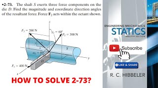 273 hibbeler statics chapter 2  hibbeler statics  hibbeler [upl. by Fillander863]