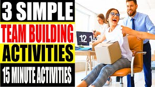 Three 15 Minute amp Simple Office TEAM BUILDING Games IDEAS FOR INPERSON TEAMS [upl. by Sonnnie]