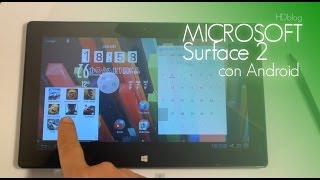 Surface Pro 2 con Android video prova da HDblog [upl. by Algy]