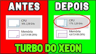 XEON V2 COMO ATIVAR O MODO TURBO DO CPU A 32 GHz  COMPLETO [upl. by Eedia]