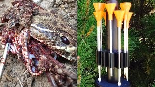 GRAPHIC Cold Steel BlowGun Review  Tests and Demos  Snake Kill [upl. by Eugeniusz]