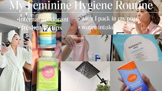 My daily feminine hygiene routine washes I use  supplements  shaving  changing underwear  etc [upl. by Elocn136]