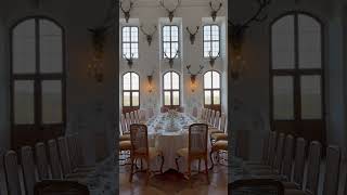 Royal dining room 😱😱😱 Moritzburg Castle germany dresden youtubeshorts shorts [upl. by Cenac]