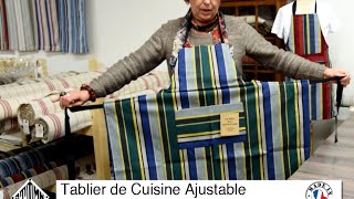 Tablier de Cuisine Fabriqué en France [upl. by Josephina123]