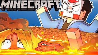 SQUIRRELS NEW FRIENDS FELL INTO LAVA ON MINECRAFT  Ep 13 [upl. by Cyndia168]