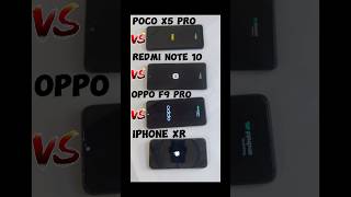 Poco x5 vs note 10 vs oppo f9 vs IPHONE 10r power on testmobile shorts [upl. by Ikram24]