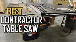 Top 4 Best Contractor Table Saws For The MoneyWoodworking amp Fine Woodworking Review 2023 [upl. by Giglio]