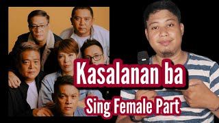 Kasalanan ba  Mennoppose Karaoke  Male Part Only [upl. by Allehc]