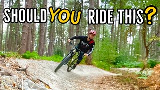 Riding the New Blue Trail at Sherwood pines on my Voodoo Bizango Pro [upl. by Ergener721]